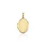 Medium Oval Kapaklı Kolye Ucu