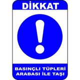 Mediwiz Basınç Tüpleri Arabası ile Taşı Levhası Levha 15X21 cm Galvaniz Saç 0,4 mm