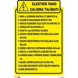 Mediwiz Elektrik Pano Çalışma Talimatı Tlm 046 50X60 cm Galvaniz Saç 0,4 mm