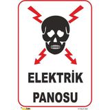 Mediwiz Elektrik Panosu - Isg Levhası Levha 25X35 cm Sticker
