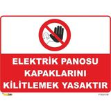 Mediwiz Elektrik Panosu Kapaklarını Kitlemek Ysaktır - Isg Levhası Levha 35X50 cm Dekota 3 mm