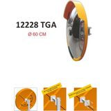 Mediwiz Evelux Trafik Güvenlik Aynası (Ø60CM) Tümsek Ayna, Otopark Aynası Sarı-Siyah 12228 Tga