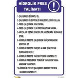 Mediwiz Hidrolik Pres Talimatı Tlm 057 50X60 cm Dekota 3 mm