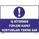 Mediwiz Iş Bitiminde Tüpleri Kapat Hortumları Sar - Isg LEVHASI-70X100 cm Dekota 3 mm