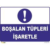 Mediwiz Iş Bitiminde Tüpleri Kapat Hortumları Sar - Isg Levhası LEVHA-50X70 cm Sticker