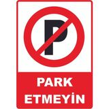Mediwiz Park Etmeyin Levhası Levha 15X21 cm Dekota 3 mm Ttr 015