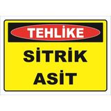 Mediwiz Sitrik Asit - Isg Levhası Levha 70X100 cm Sticker