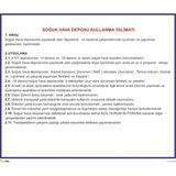 Mediwiz Soğuk Hava Deposu Kullanma Talimatı Tlm 018 50X60 cm Galvaniz Saç 0,4 mm
