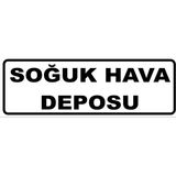 Mediwiz Soğuk Hava Deposu Levhası Levha 10X30 Sticker
