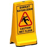 Mediwiz Ultra Levhalı Reklam Dubası ( Ikiyönde Uyarı ) - (Dikkat Kaygan Zemin)