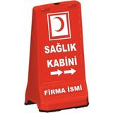 Mediwiz Ultra Levhalı Reklam Dubası ( Ikiyönde Uyarı) - (Sağlık Kabini)