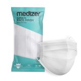 Medizer 3 Katlı Meltblown Beyaz Cerrahi Maske Telli 10'lu - 20 Adet