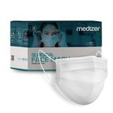 Medizer 3 Katlı Meltblown Beyaz Cerrahi Maske Telli 50'li - 40 Adet
