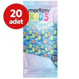Medizer 3 Katlı Sevimli Bakteriler Desenli Cerrahi Çocuk Maskesi Telli 10'lu - 20 Adet