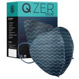 Medizer 5 Katlı FFP2 N95 Yeşil Çizgi Desenli Koruyucu Maske Telli 100'lü