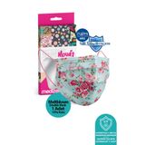 Medizer Madame Spring Desen Meltblown Ultrasonik 3 Katlı Cerrahi Maske - Burun Telli 10'lu 1 Kutu