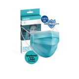 Medizer Mavi Spunbond Kumaş Full Ultrasonik 3 Katlı Cerrahi Maske - Burun Telli 10'lu 1 Kutu