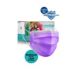 Medizer Meltblown Lila Cerrahi Maske 50 Adet - Burun Telli