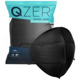 Medizer Qzer 5 Katlı FFP2 N95 Siyah Koruyucu Maske Telli Tekli