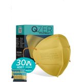 Medizer Qzer Sarı Renk 5 Katmanlı Ffp2 N95 Maske - 30 Adet