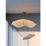 Medizin Çiçek Hasır Avize 65X65Cm Bohem Avize Jüt Avize Oda Mutfak Salon Avize Restoran Kafe Avize