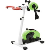 Medlay Elektrikli Çift Pedallı Egzersiz Bisikleti, Çift Motorlu El Kol Ayak Egzersiz Pedalı - Yeşil - Beyaz