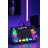Medley Gaming Canlı Yayın Stüdyo Kayıt Rgb Ses Kartı Dj Mixer, Telefon Pc Uyumlu