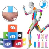 Medlon Sporcu Bandı Siyah Kinesio Tape Kinezyo Bandı Spor Sporcu Bandı Ağrılar Kas Sport Tape