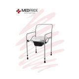 MedPride Seyyar Katlanabilir Hasta Yaşlı Tuvalet Sandalyesi Klozetli Wcli Oturak