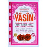 Medrese Kitab Evi Yasin Kitabı Cüzü Orta Boy 5Li Pembe 80 Sayfa Telefonda Sesli Dinleme Doğum Cenaze Mevlüt Hediyeliği