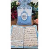 Medrese Yayınları 100 Lü Tül Keseli Yasin Kitabı Erkek Bebek Için Tesbihli Sesli Dinleme,dogum,mevlit Hediye,mavi