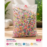 Medusa Büyük Boy Renkli Akvaryum Taşı (1kg)