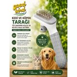 Medusa Ince Fırçalı ve Mekanizmalı Kedi/köpek Tarağı