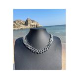 Medusa Jewelry Prong Taşlı Chain Kolye