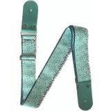 Medusa Minty Green Deri Uçlu Gitar Askısı