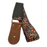 Medusa Rune Rhythm Viking Desenli Omuz Korumalı Deri Uçlu Bass Ve Gitar Askısı