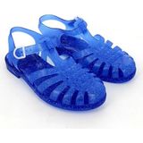Meduse Sun Cobalt Paillete - Lacivert Simli Kadın Sandalet