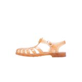 MEDUSE Sun Crepe Pailette Sandalet, 38, 629429, Kahverengi, Kadın