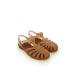 MEDUSE Sunmif Mat Crepe Paillete - Mat Kahverengi Kadın Sandalet