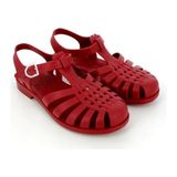 Meduse Sunmif Mat Rouge Fonce - Mat Bordo Kadın Sandalet - Kırmızı Mat