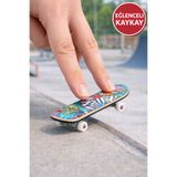 MEDUSHOP Parmak Kaykay Seti | Mini Finger Skateboard | Rulmanlı Oyuncak | 3 Yaş +