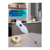 MEDUSHOP Süt, Kahve, Yumurta, Sos, Krema Köpürtücü. Kablosuz, Pilli. Barista Köpüğü-Beyaz