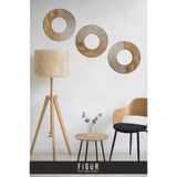 Medyarella Bohem 3'Lü 25X25 Cm Ahşap Duvar Dekoru / Duvar Süsü Tablo / Hediyelik Eşya
