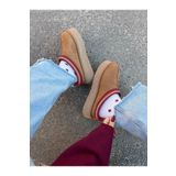 meefshoes Kadın Kalın Taban İçi Tüylü Terlik