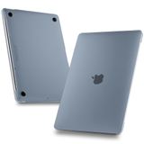 MEEgoodo MacBook Air 13 inç Kılıf 2021 2020 2019 2018 Sürüm, Mat Kapak Fit Model A2337 M1 A2179 A1932, Yumuşak Plastik Dizüstü Sert Kabuk TPU Klavye ve Web Kamerası Kapağı ve OTG Adaptörü, Haze Blue