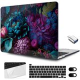 MEEgoodo MacBook Pro Kılıf 13 inç 2022 2021 2020 A2338 M2/M1 A2251 A2289, Klavye Web Kamerası Kapağı ve Trackpad Filmi ve Tip C Adaptörlü Şeffaf Dizüstü Bilgisayar Sert Kabuk Kılıfları, Güzel Fantezi