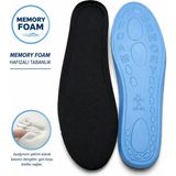 Meerkat Memory Foam Ortopedik Kumaş Tabanlık, Ortopedik Ayakkabı Tabanlığı - Siyah - 38 - 39