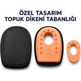 Meerkat Topuk Dikeni Için Ortopedik Tabanlık, Topuk Dikeni Destek Pedi - Siyah