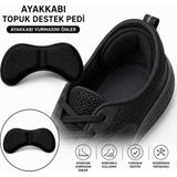 Meerkat Topuk Vurma Önleyici ve Daraltma Pedi - Siyah