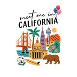 Meet Me in California: The Golden State Adventure Notebook: A Beautiful State-Themed Lined Journal for Dreamers, Writers & California Lovers | 6x9 inch, 150 Pages